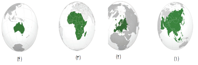 تست آنلاین مطالعات اجتماعی هشتم - درس 11 اروپا و آفریقا، دو چهرۀ متفاوت
